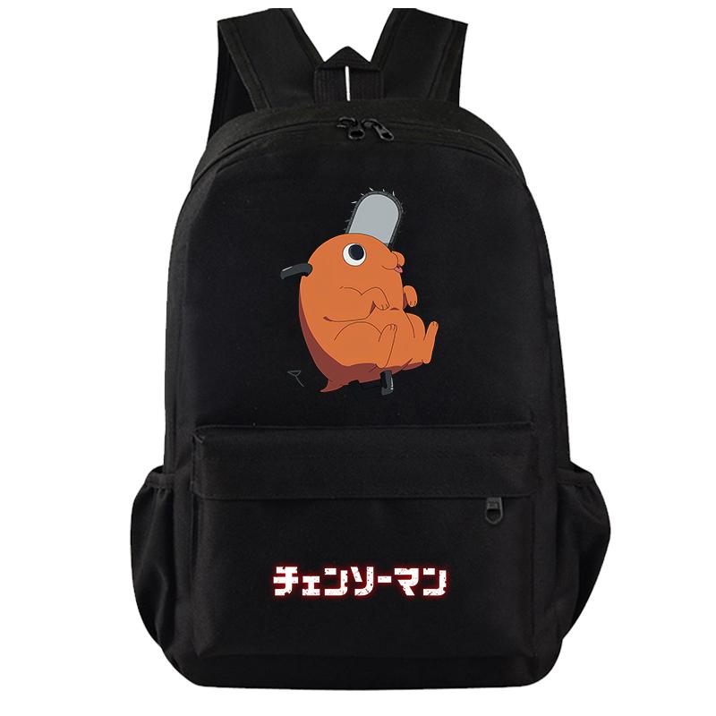 Anime Chainsaw Man Rucksack für Jungen Mädchen Hildren Zurück zur Schule Schultasche Student Kawaii Rucksack Luffy Nami Lysop Leichte Taschen
