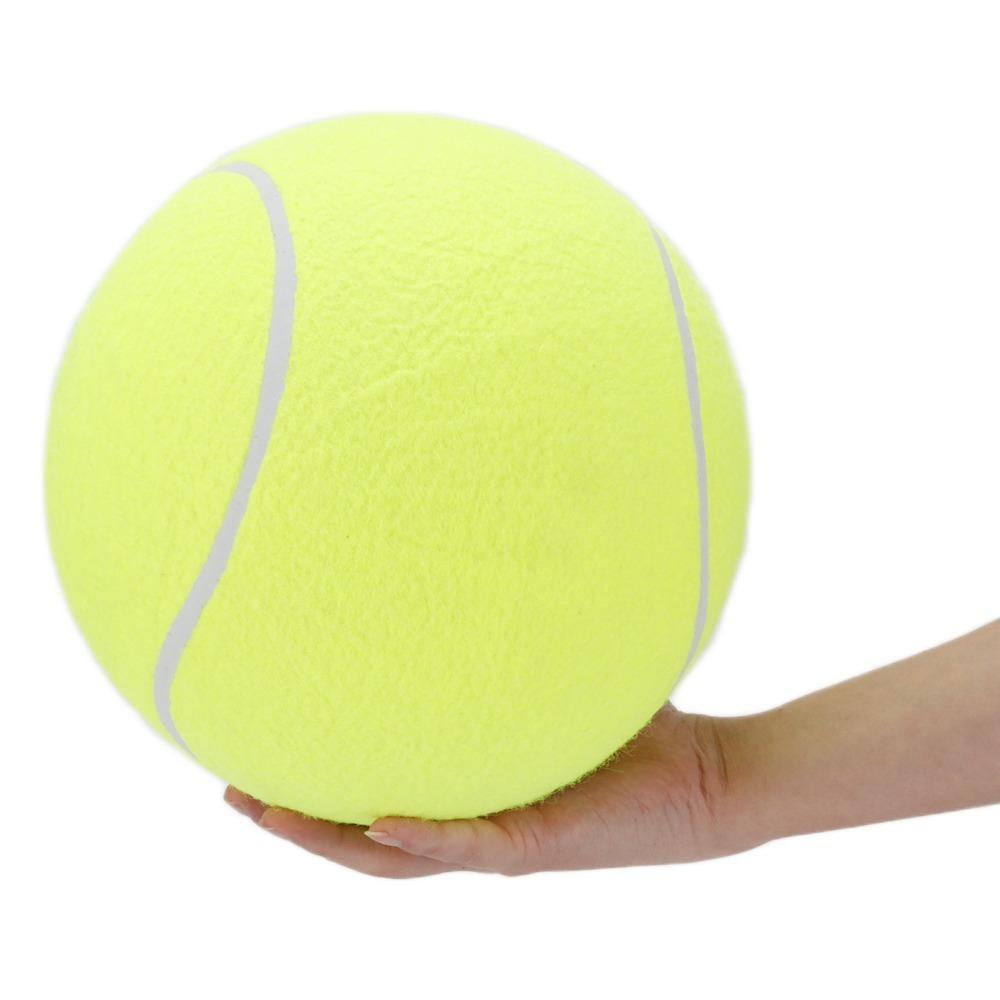 9.5 Inch Round Shape Inflatable Pet Tennis Ball 9.5 Inch Dog Training Tennis Toy Medium Large Dogs