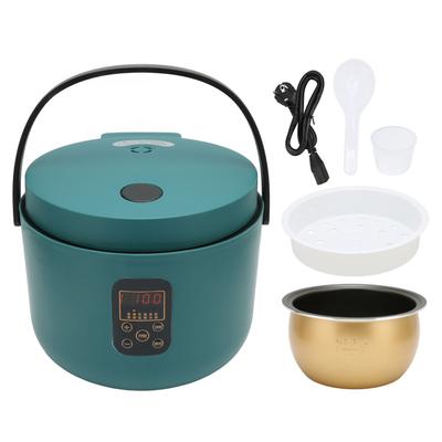 Rice Cooker 3L 500W Small Multifunctional Safe Steam Release Smart Retro Green Electric Rice Cooker