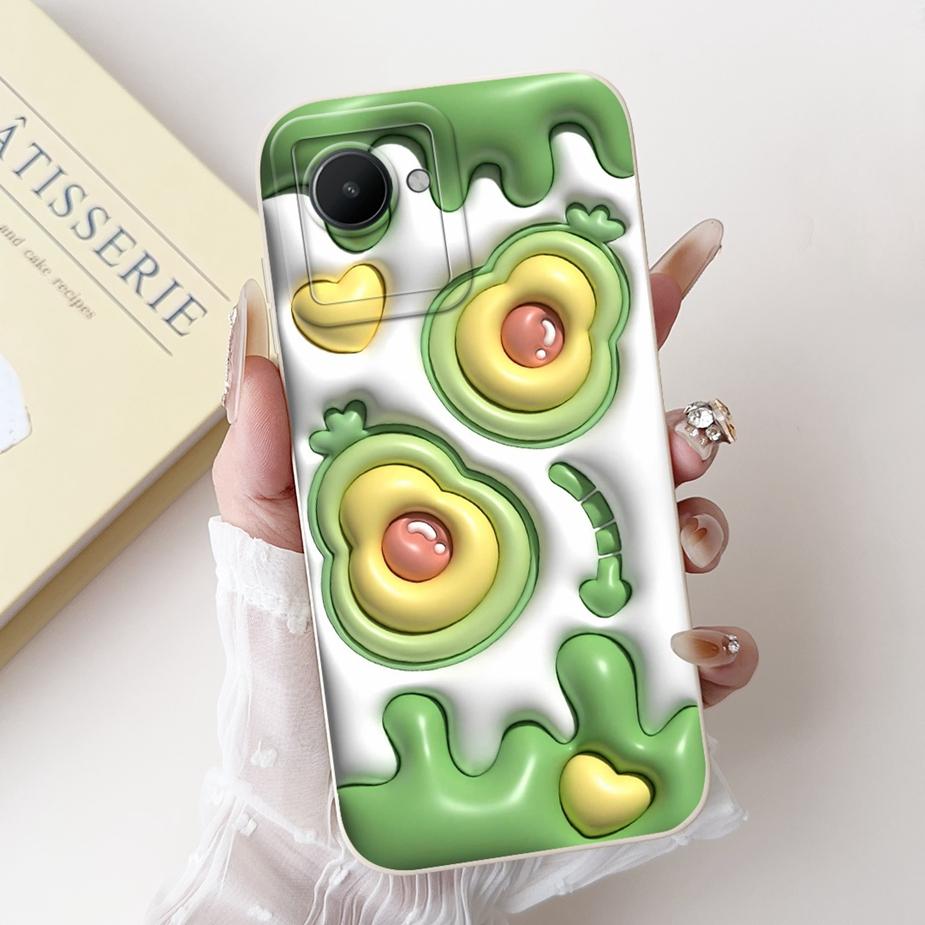 For Realme C30 Case Realme C30s RMX3690 Cute Fashion Cartoon Cover Soft Silicone Phone Case For Realme C30 C30s RealmeC30 Bumper