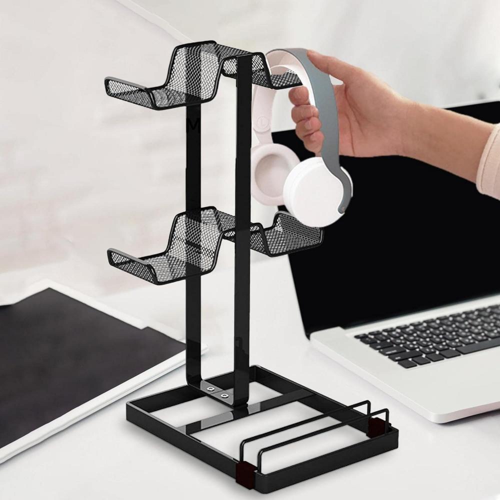 Držák ovladače 2 vrstvy na stůl, držák na sluchátka, stojan na herní ovladač, stojan na ovladač Herní příslušenství