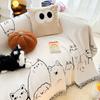 Modern Chenille Sofa Cover Entire Season Universal Simple Design Dual-sided Cat-proof Sofa Blanket Cover for Home Decor