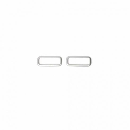 Rear Reading Lamp Switch Cover Trim For Ford F150 F-150 2015- Matte Silver