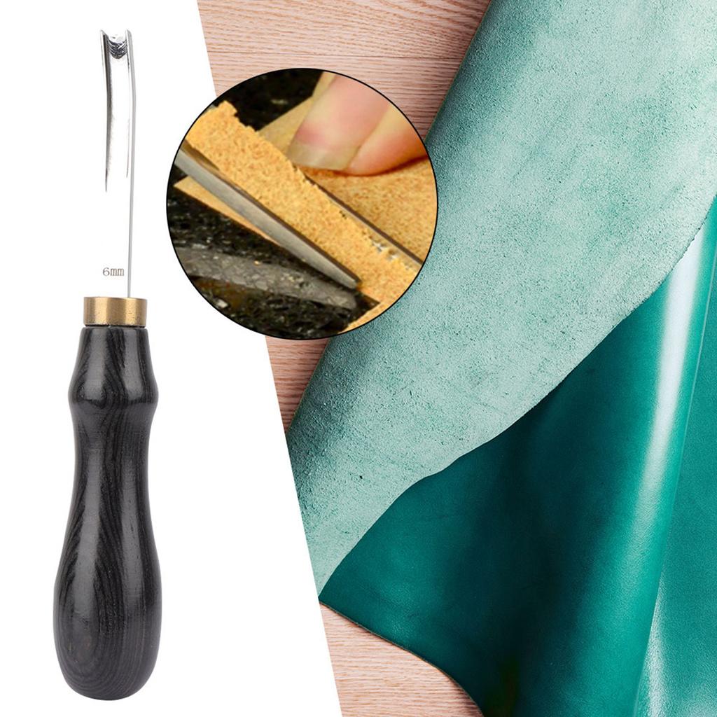 Leathercraft Edge Beveler Skiving DIY Craft Tool Lær Beveler Beveling Cutting Tool