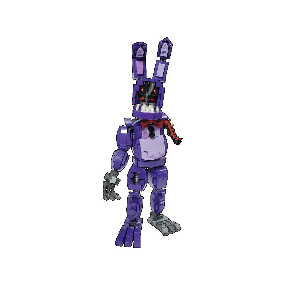 Stavební bloky sada figurek Withered Bonnie, doplňky, dekorace pro dospělé, cihly, dekorace, vánoční dárek