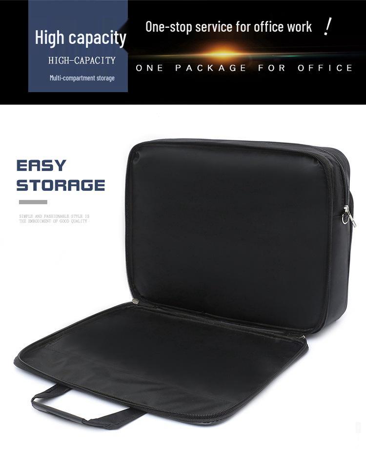 Men's 20" Oversized Waterproof Oxford Messenger Bag - Durable Business & Travel Briefcase