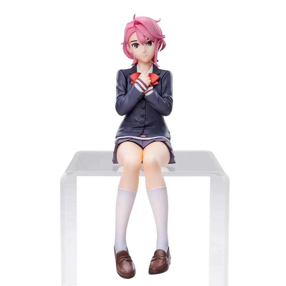Anime Ayase Momo figure Shiratori Okarun Action Figure Shiratori figurine sitting pose statue Car decoration doll toys Fans Gift