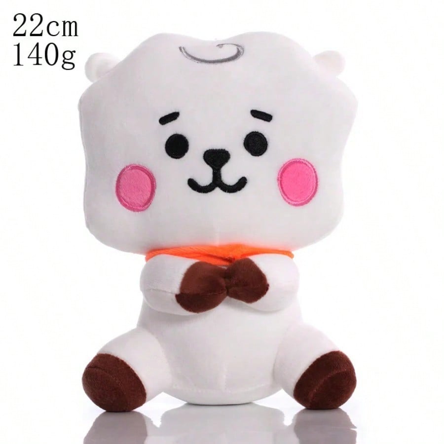 LINE FRIENDS BT21 Kpop Anime 10–24 Cm Jucărie de pluș Desen animat Rucsac: Păpușă drăguță în stil coreean—Perfectă pentru Crăciun și zile de naștere