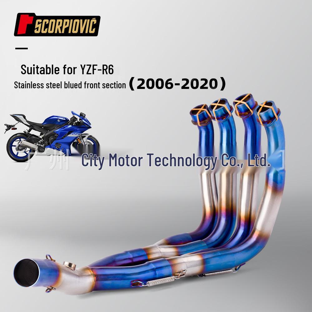 Edelstahl Auspuff Vorderteil für R6 (2006-2020) - Fahrzeugspezifisch, einfache Installation