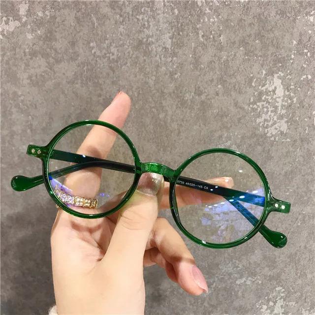 Round Reading Glasses Ultralight Small Frame Presbyopic Eyeglasses Blocking Blue Light Hyperopia Eyewear +1.0..+4.0