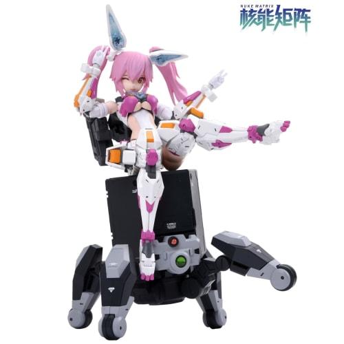 Doyusha NUKE MATRIX CYBER FOREST FANTASY GIRLS 2 REMOTE ATTACK BATTLE BASE INFO TACTICIAN LirlyBell 1/12 Scale Pre-Colored Plastic Model Kit (Standard