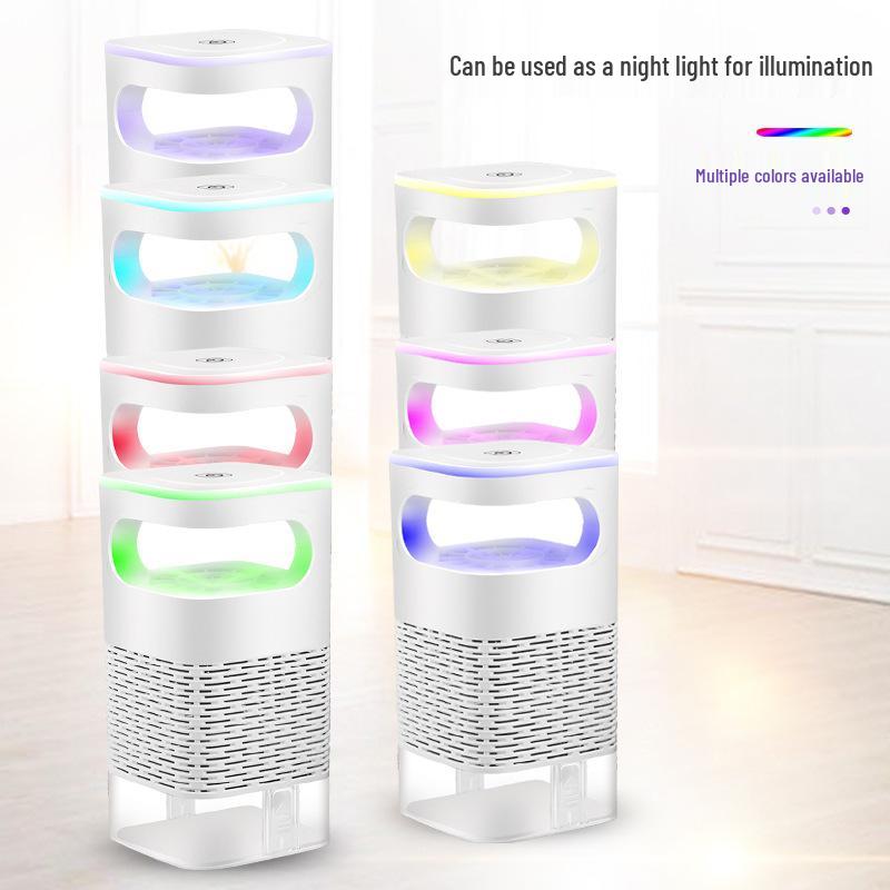 USB Mosquito Killer Lamp: LED Trap and Fly Repellent with Suction-Style Lure for Home Use