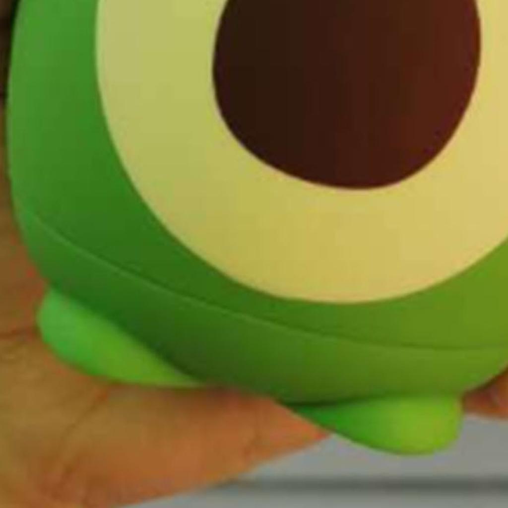 Cartoon Avocado Glass Bottle Double Layer Water Cup Portable Cute Drinking Cup Student Gifts with