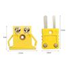 K Type Male Female Mini Connectors Plug Thermocouple Temperature Sensors Drop Shipping