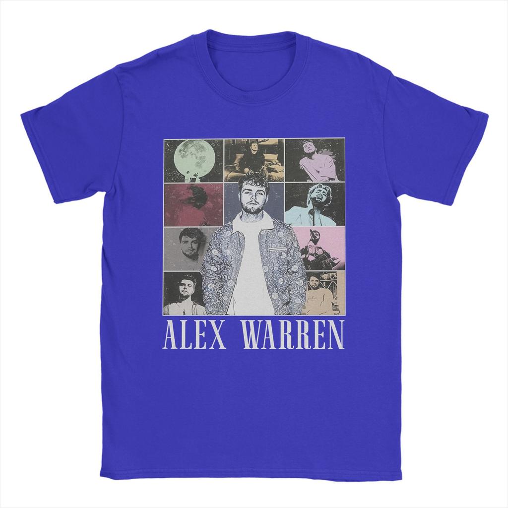 Alex Warren Tour Music  TShirts Men  Amazing Pure Cotton Tee Shirt Round Collar Short Sleeve T Shirt Gift Idea Clothes
