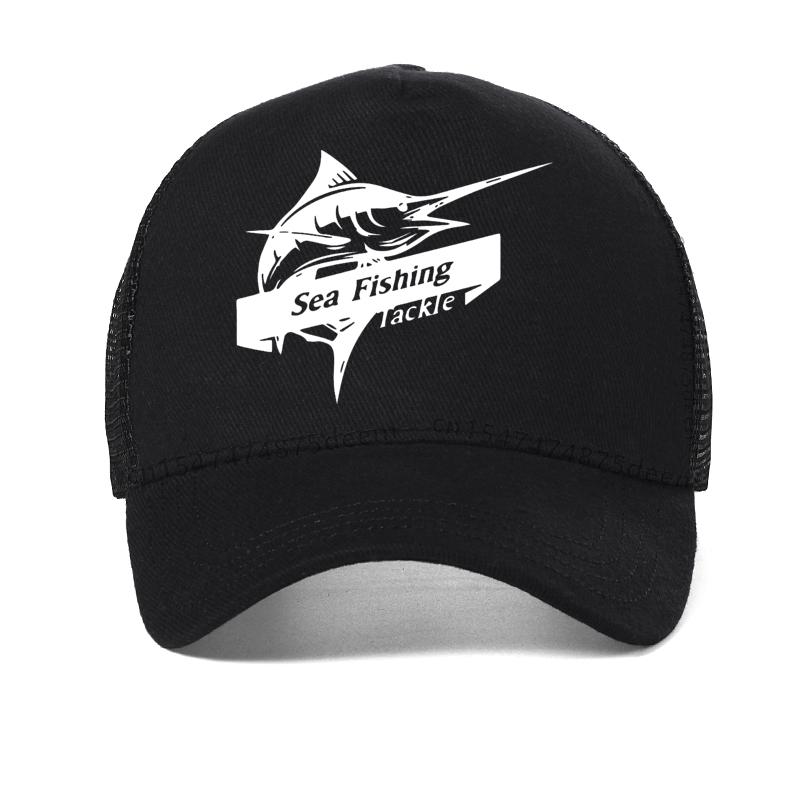 Fashion Men's Sea Fishing hat summer Breathable Casual Baseball Cap 3D Fish Print Hip hop hats men outdoors fishing Luya caps