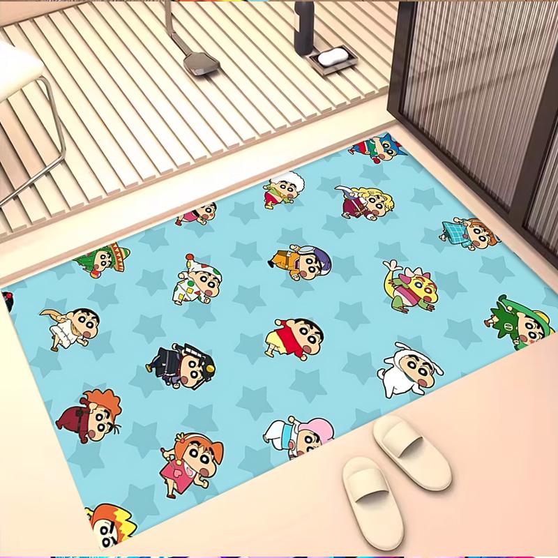 Cartoon comics Print Rug, Washable Floor Carpet, For Entryway Dorm Laundry Room Office Study, Home Decor Birthday Christmas Gift