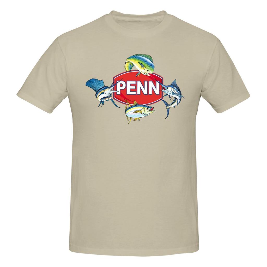 Penn Fishing Saltwater Slim Fit Tshirt Hong Kong Retro Original Tees