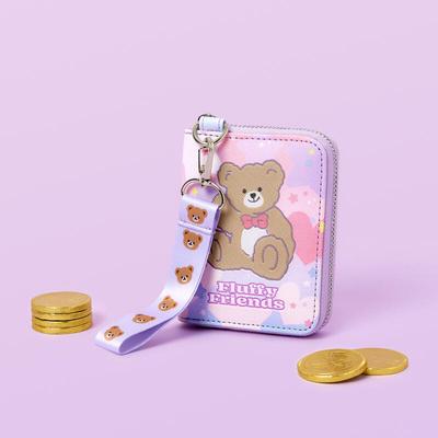 Teddybär-Riemen Halbe Geldbörse (Rosa) (28002857)