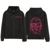Le Monde Chico Reißverschluss Kapuzenpullover Französischer Rapper PNL Album Grafik Reißverschluss Kapuzenpullover Kinder Hip Hop Langarm Pullover