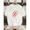 Heavy Pure Cotton Trendy Brand Printed Short-sleeved T-shirt Men's Summer New Large-size Versatile Casual Top