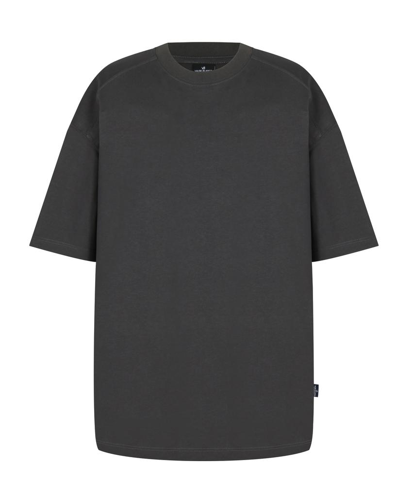 Baldebeullangko [2Pack] Cotton Cut-Out Oversized Short Sleeve T-Shirt 3 Colors