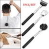 3Pcs/Set Extendable Massager Kit Telescoping Telescoping Itch Massage New Back Scratcher