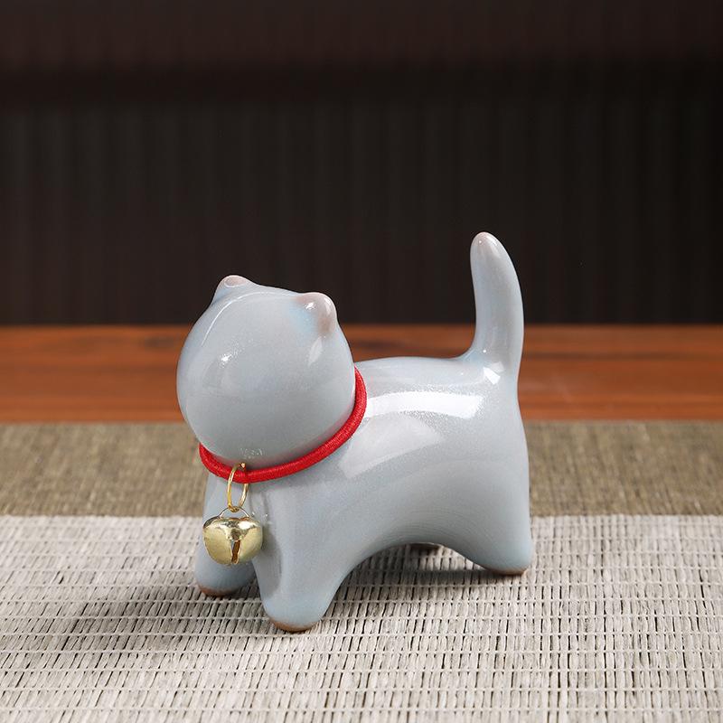 

Креативный Милый Котенок Керамический Чайный Питомец Домашнее Украшение Мультяшный Подарок на День Рождения Дисплей