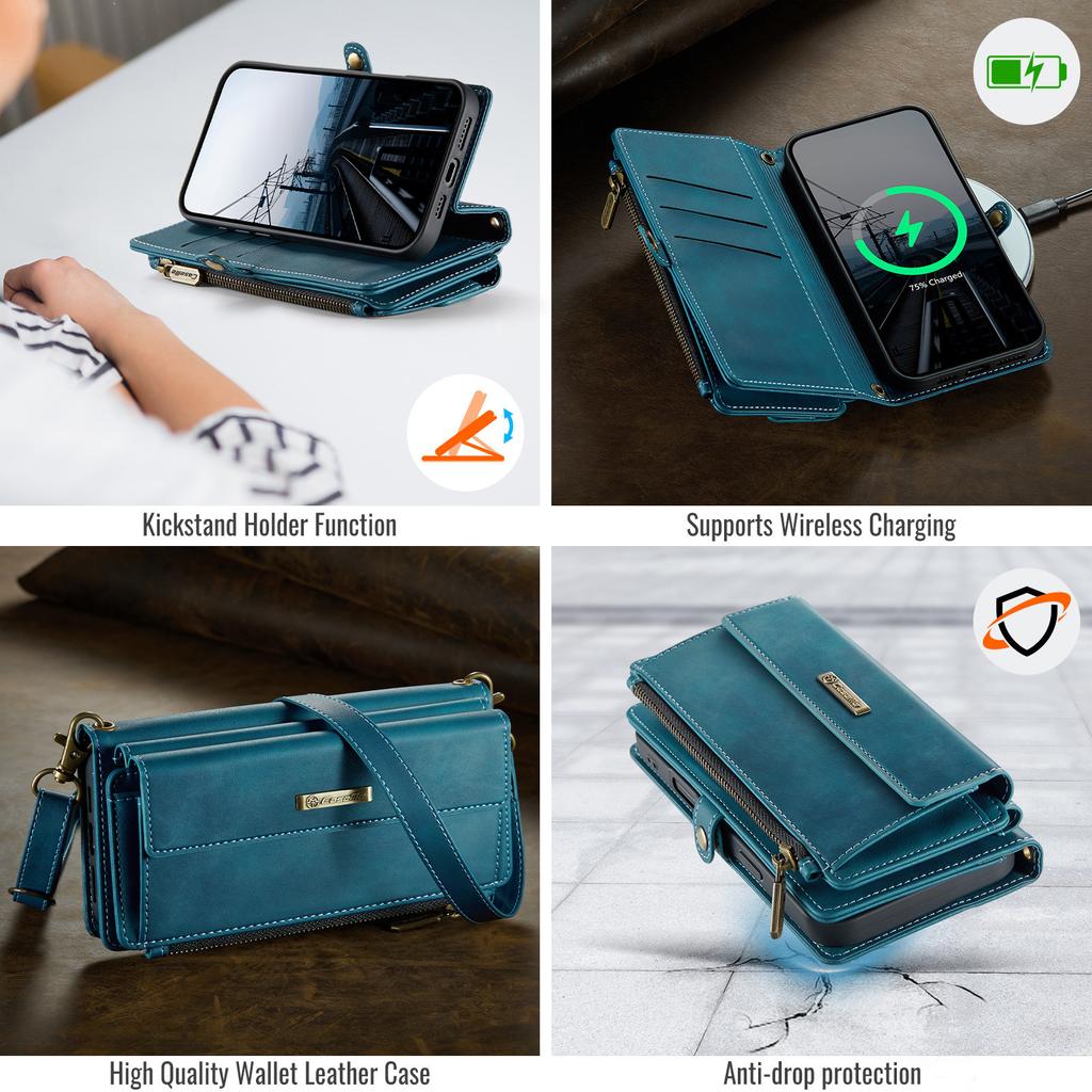 Applicable to Samsung A11 mobile phone case A11 card multi-function zipper bag A11 crossbody A11 anti-drop A11 protective case