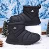 Winter Children's Fashionable Warm Cotton Shoes Outdoor Casual High Top Snow Boots Cotton Boots 26-37