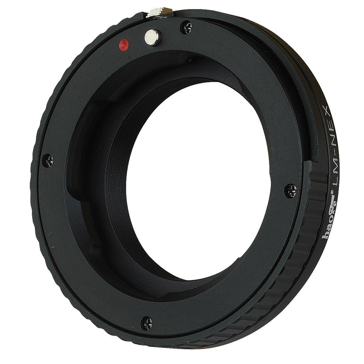 

Haoge Macro Focus Lens Mount Adapter for Leica M Lens to Sony NEX such as VG20 E-mount Cameras, NEX, NEX, NEX-5N, NEX-7, NEX-7N, NEX-C3, NEX-F3,