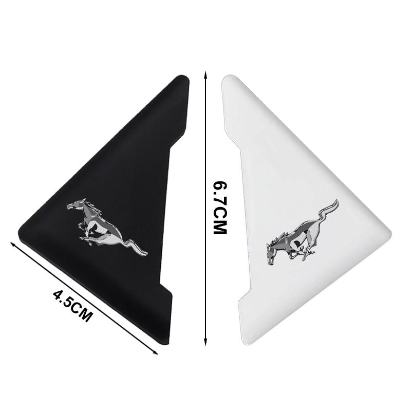 2pcs Car Door Corner Protection Decals 3D Sticker Car Styling For Ford Mustang F10 Zapatillas Miniatura Gt Shelby 2005 2015 Mujer 2012 Kuga