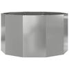 Plant Pot Silver 90 x 90 x 50 cm Galvanized Steel