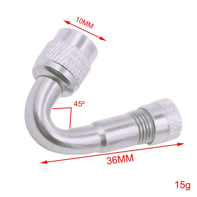 11/91/111 Degree Angle Brass Air Tyre Valve Extender for Auto Motorcycle Valve Adapter Tyre Inflatable Tube Extension Adapter