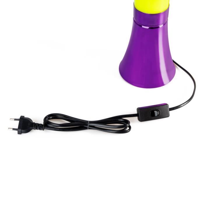 Lávová lampa - Balvi - Magma - Fialová Červená - 45cm - Včetně žárovky - Současný design