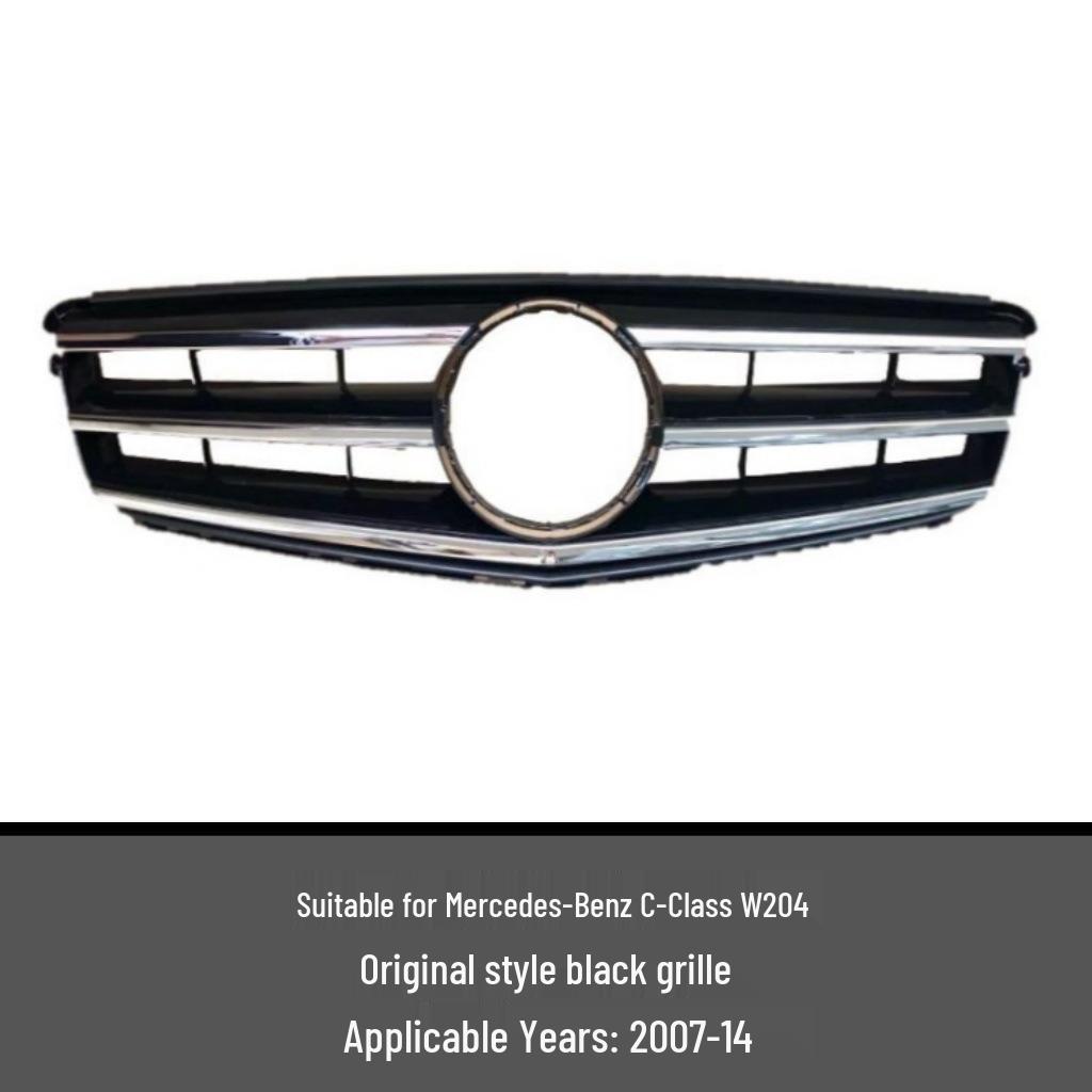 Mercedes C-Class W204 2007-2014 Starry Sky GT AMG Style Vertical Bar Front Grille