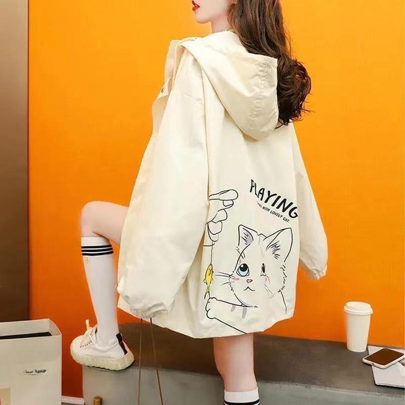 

Женская весенне-осенняя свободная повседневная куртка с капюшоном XS абрикосовый