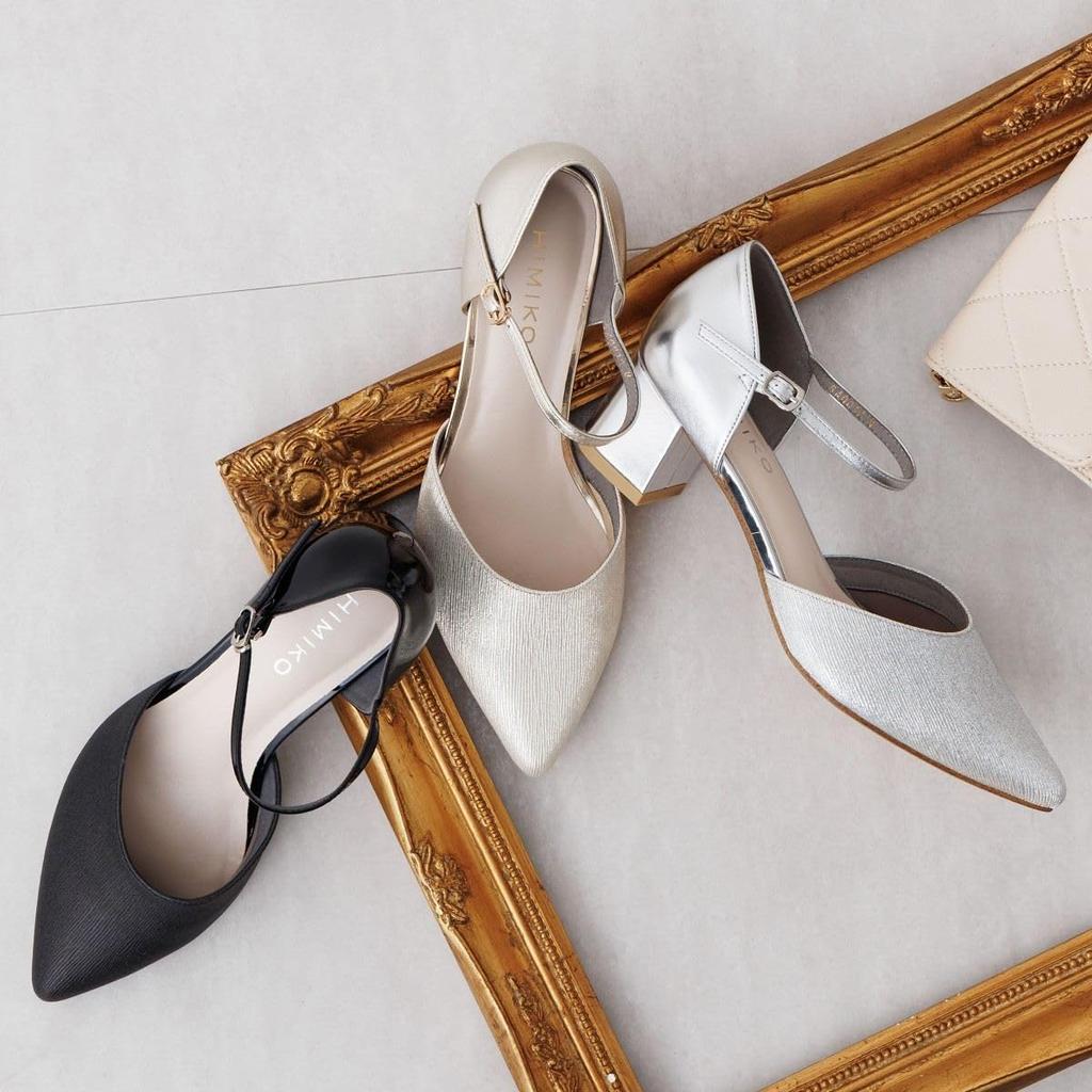 HIMIKO / Himiko / Separate Strap Pumps / 640010 Silver M
