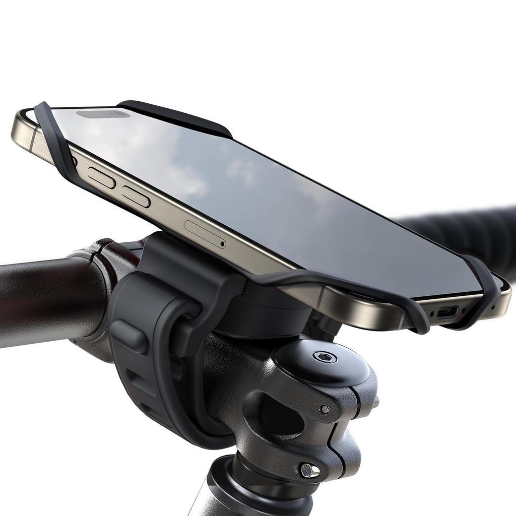 Fietssmartphonehouder Stand 2024 Nieuwe Release Siliconen Eenvoudige Installatie Smartphone Fietshouder Mobiele Houder Voor Racefietsen Elektrische Kinderwagens