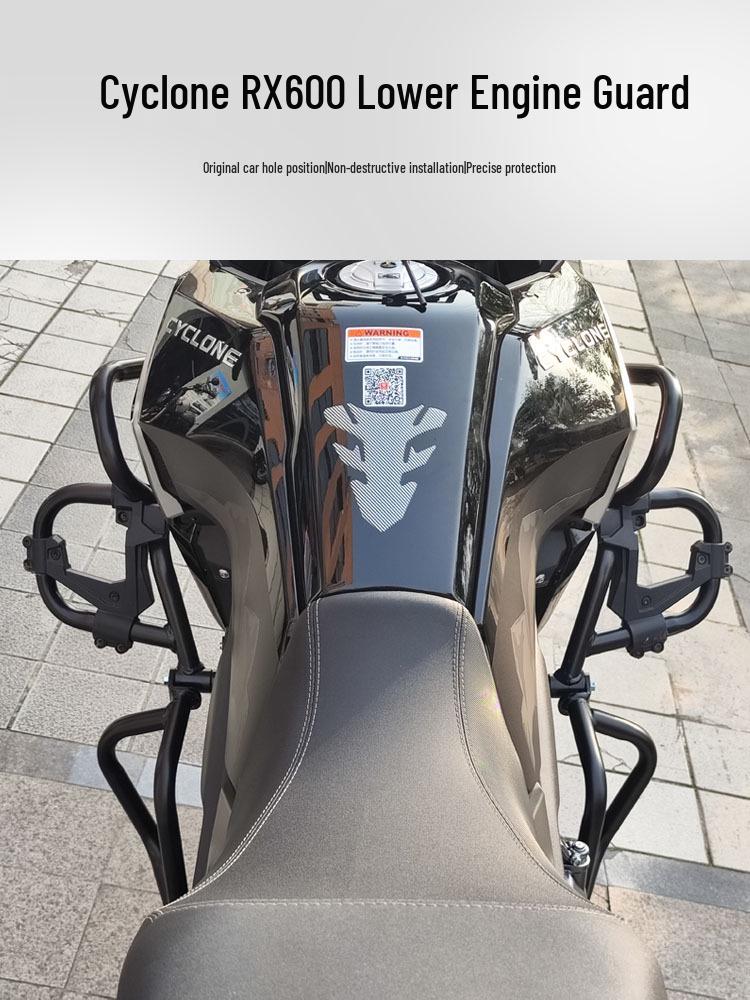 Cyclone RX600 Lower Engine Guard Fairing Crash Bar with Thickened Anti-Collision Protection