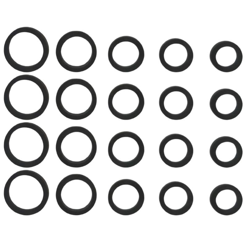 

20Pcs Strong Rubber O Rings Drive Parts O-Rings For Sound Tape Units And Radio Gadgets 1