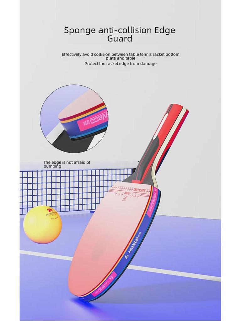 Professionellt bordtennisracket - En, Två, Tre stjärnor, Vertikalt/Horisontellt för Träning & Underhållning