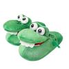 Crocodiles Plush Slippers With Open Mouth Cotton Slippers With A Moving Mouth