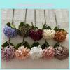 Silk Wedding Hydrangea Bouquet Artificial Flower For Party Home Ornament Hotel