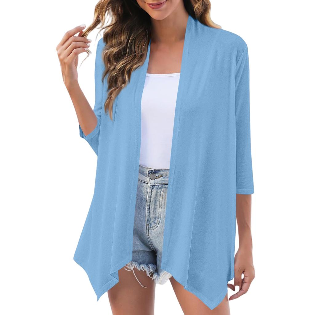Women's Fashion Casual Comfortable Solid Color Cardigan Jacket