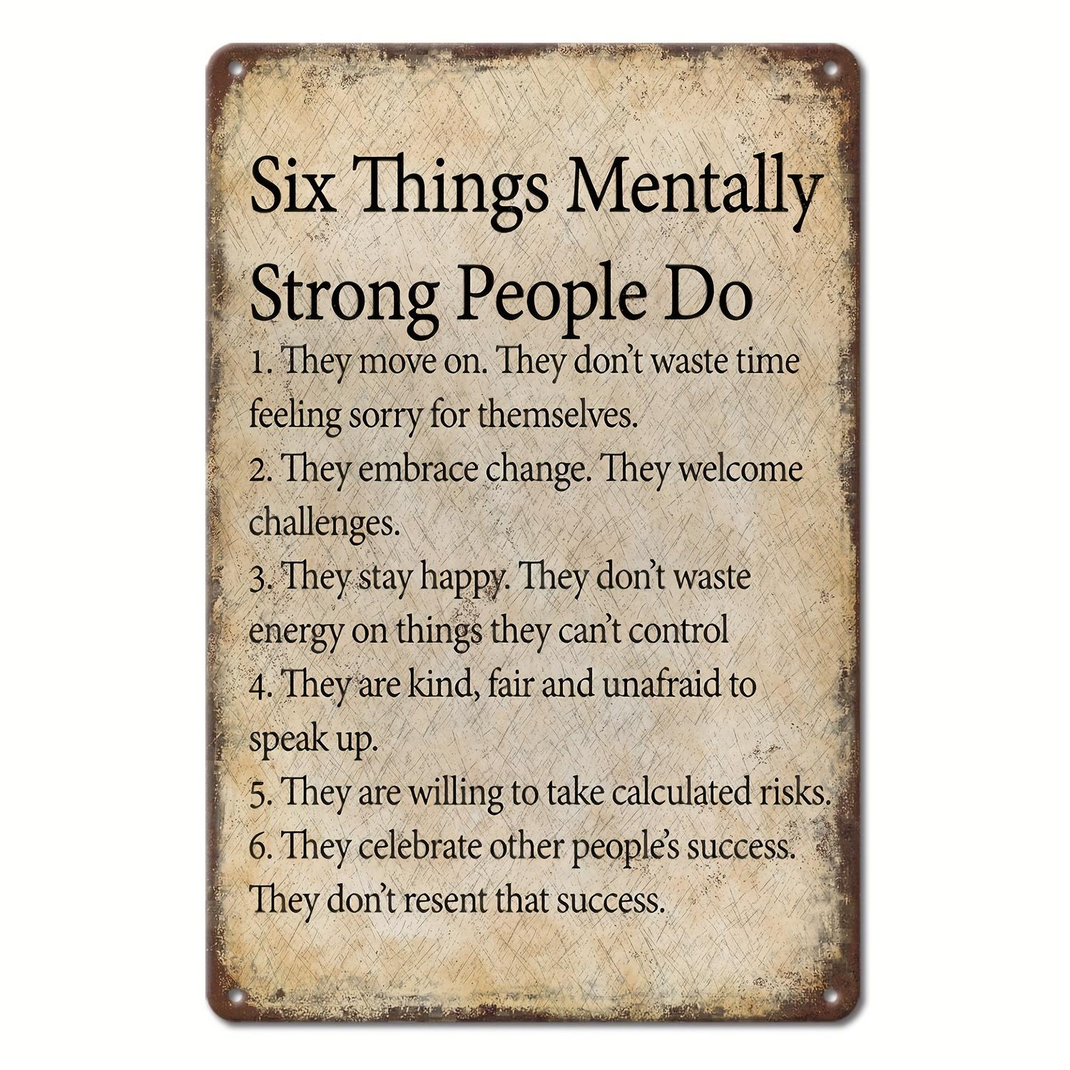 

Retro Metal Sign - Inspirational Quote Wall Art, Rustic Style Iron Home and Office Decoration, Versatile Street Style Plaque 20x30cm（7.8x11.8inch）