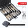 99PCS HSS Drill Bits Set 1.5mm-10mm Fit for Cast Iron Aluminum Wood Plastic In Heavy Duty Storage Tray Professional Use