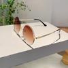Oversized Round Sunglasses  New In Women Stylish Vintage Semi-rimless Outdoor Shades Trendy Brand Design Sun Glasses