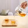 750mL Heat-resisting Glass Tea Pot With Infuser Clear Tea Maker Set Loose Tea Flower Tea Service Borosilicate Glass Water Pot