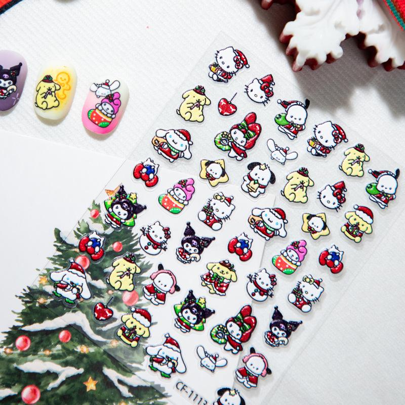 Cyansea Nail Art Stickers: Thin, Tough & High Adhesion Cartoon Ornaments for Girls